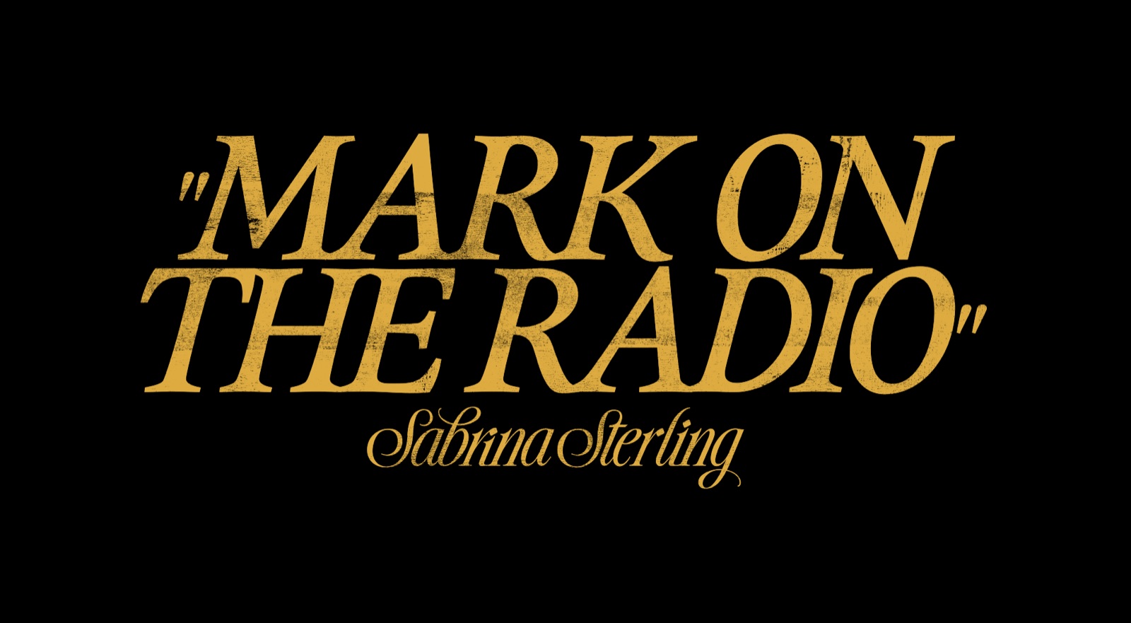 Mark on the Radio title card